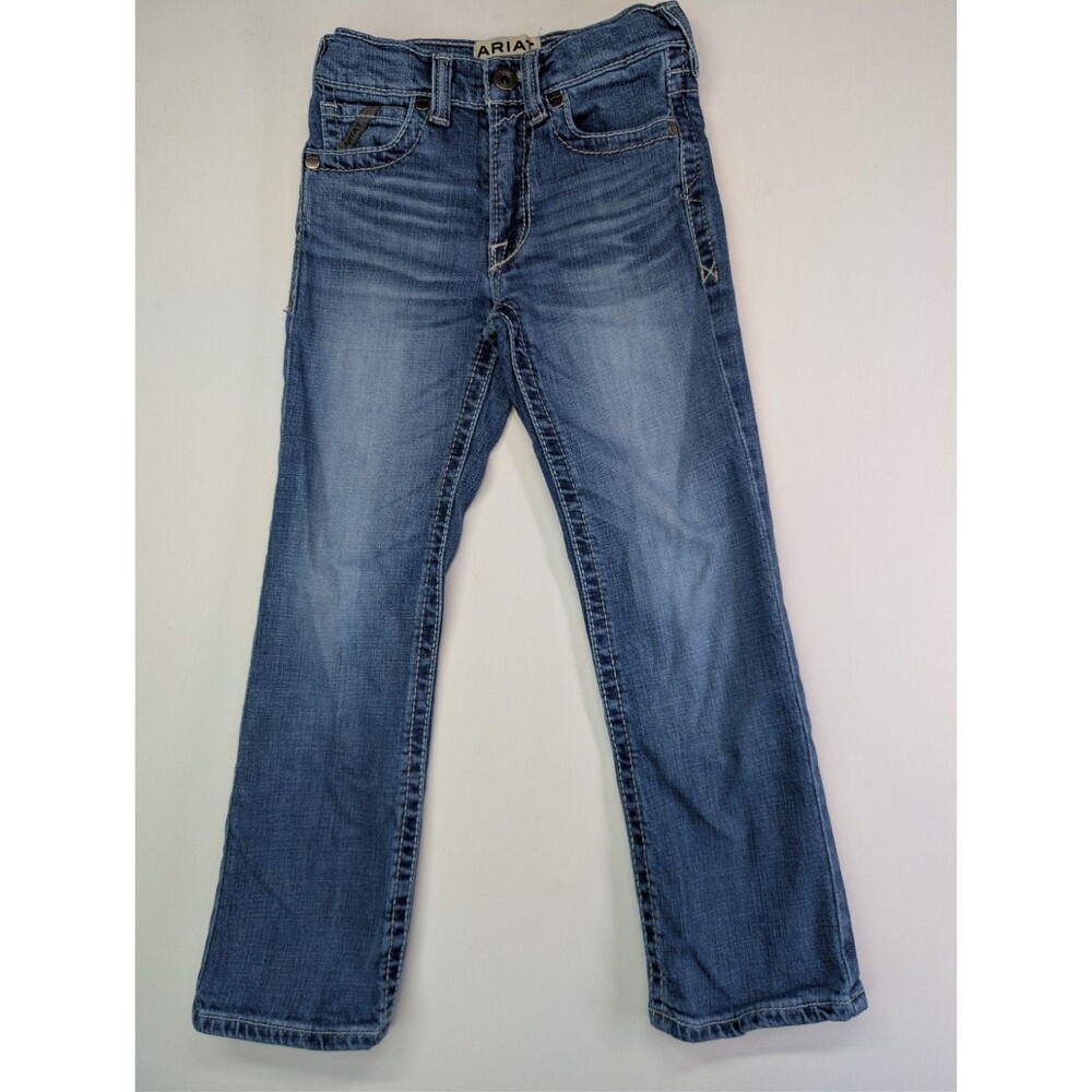 Ariat Boys B4 Marshall Relaxed August Bootcut Jeans Size 8 Reg Cory Wash